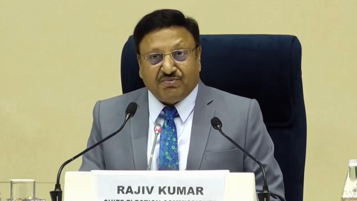 Courts ruled on 42 occasions that EVMs are not hackable, tampering allegations baseless, says CEC Rajiv Kumar