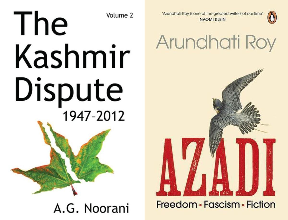 Among the books declared as ‘forfeited’ were The Kashmir Dispute 1947-2012 by A.G. Noorani and Azadi by Arundhati Roy