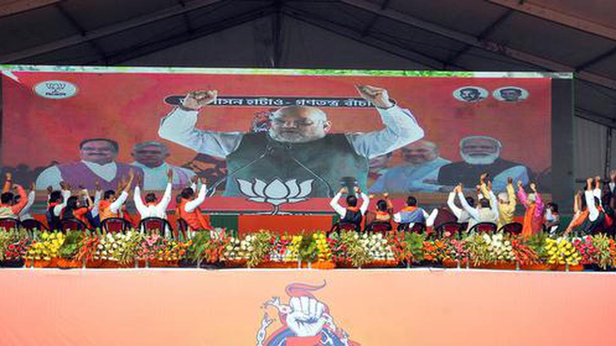 BJP ready for virtual poll rallies in 5 States - The Hindu