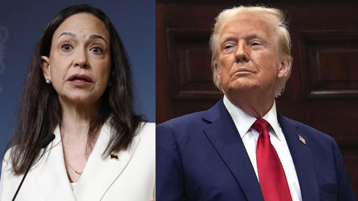 Donald Trump indicates Venezuelan Opposition leader Maria Corina Machado might give him her Nobel Peace Prize