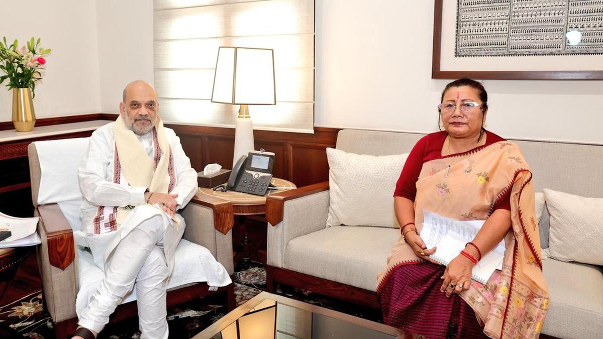 Manipur BJP president meets Amit Shah for ‘permanent solution’ to conflict in State