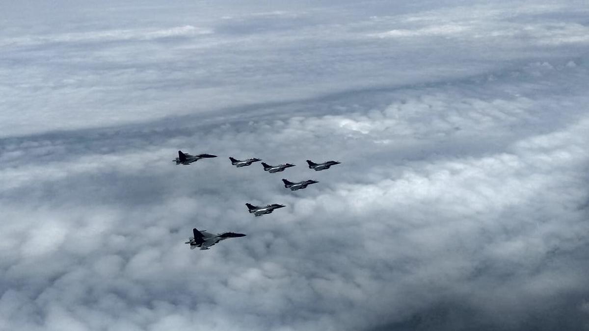 Five Rafales arrive at Ambala airbase