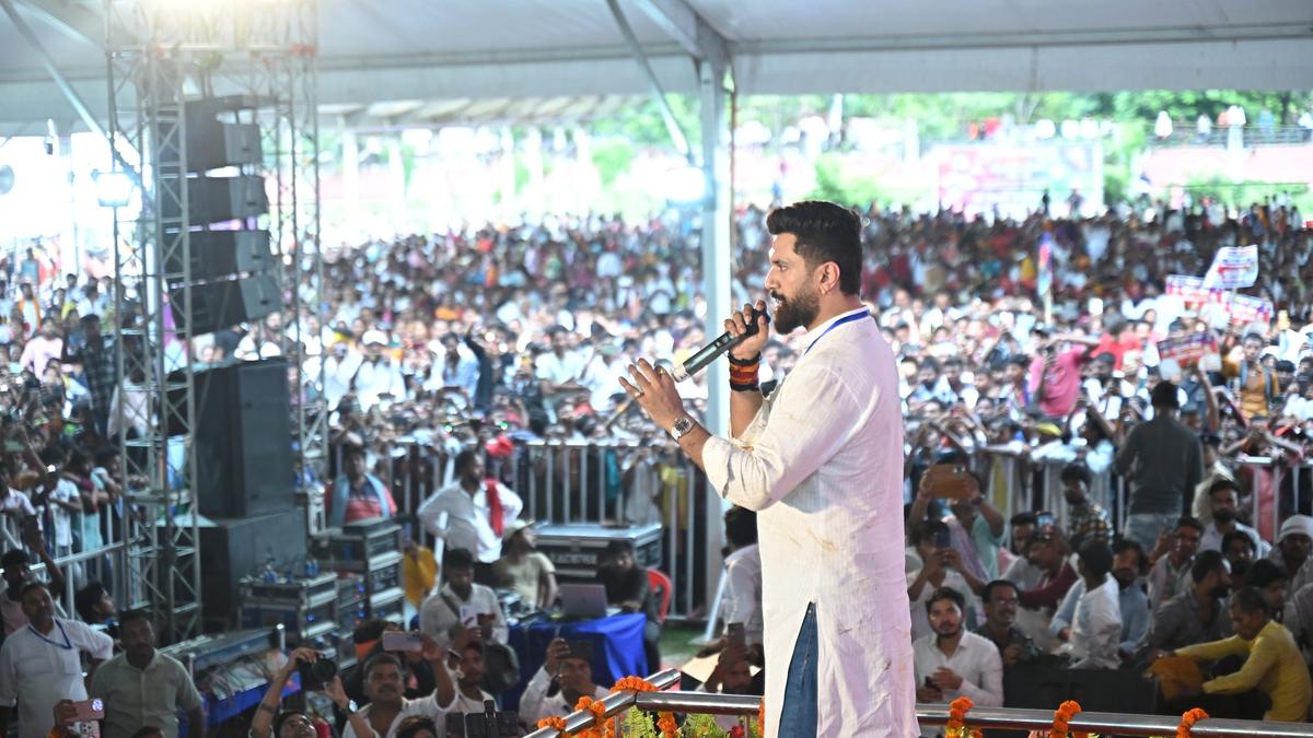 At Nitish’s turf, Chirag says Opposition leaders fear his arrival in Bihar