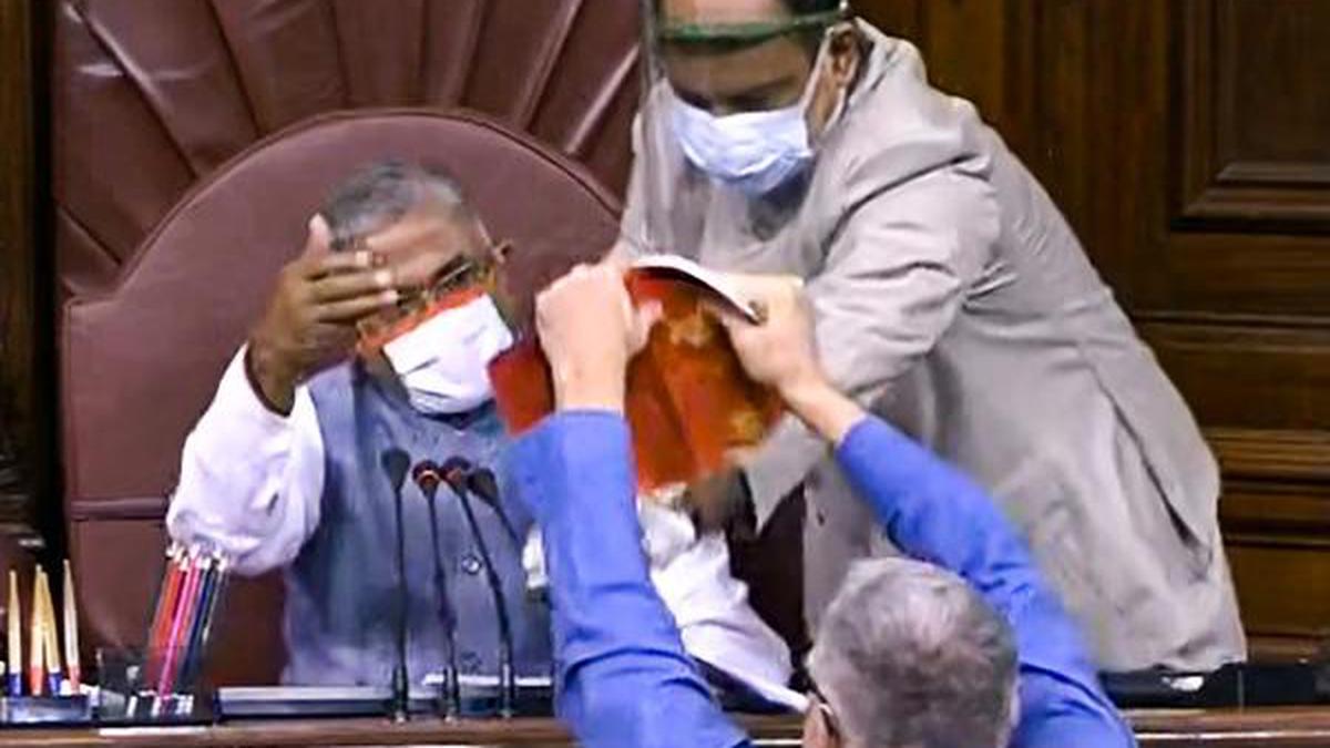 Parliament proceedings | 12 Opposition parties give notice of no-confidence against Harivansh