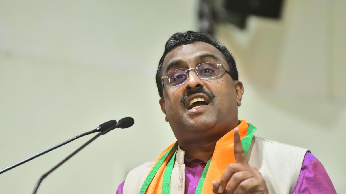 Ram Madhav back as BJP in-charge for J&K polls