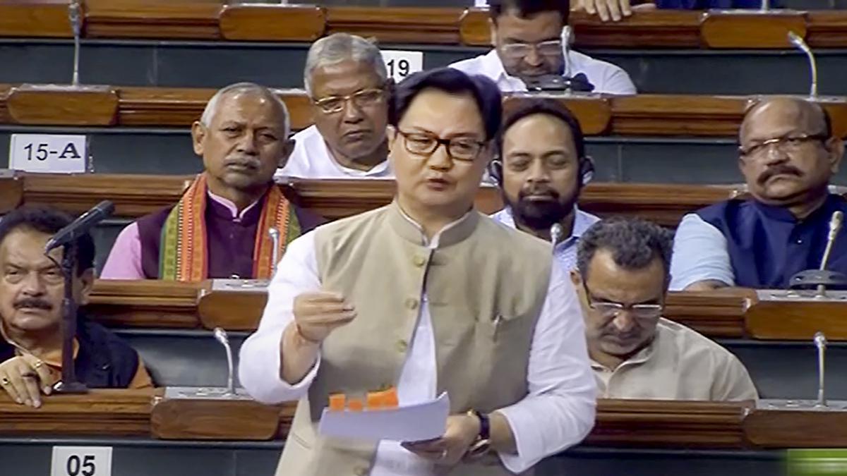 SC Collegium reiterated 13 names for HC judges, govt appointed 8 of them: Rijiju in LS