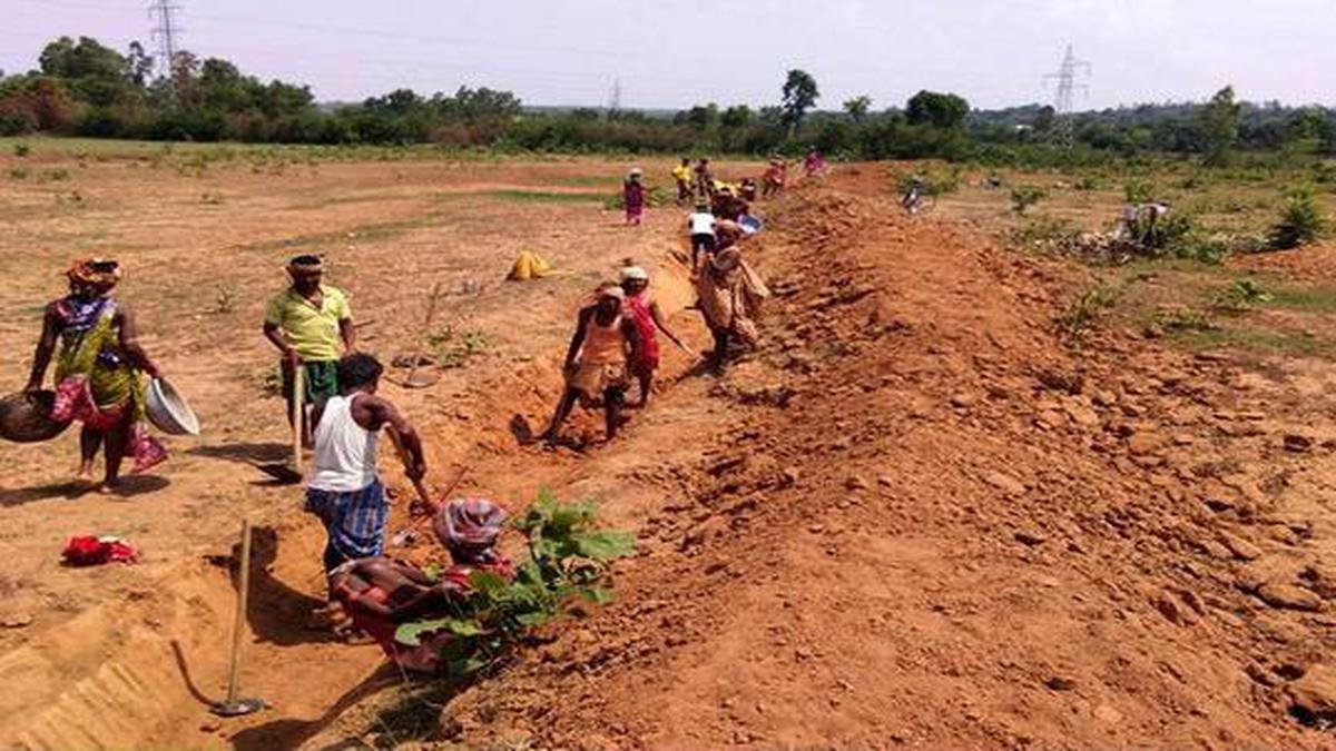 MGNREGA has already used up half its annual funds