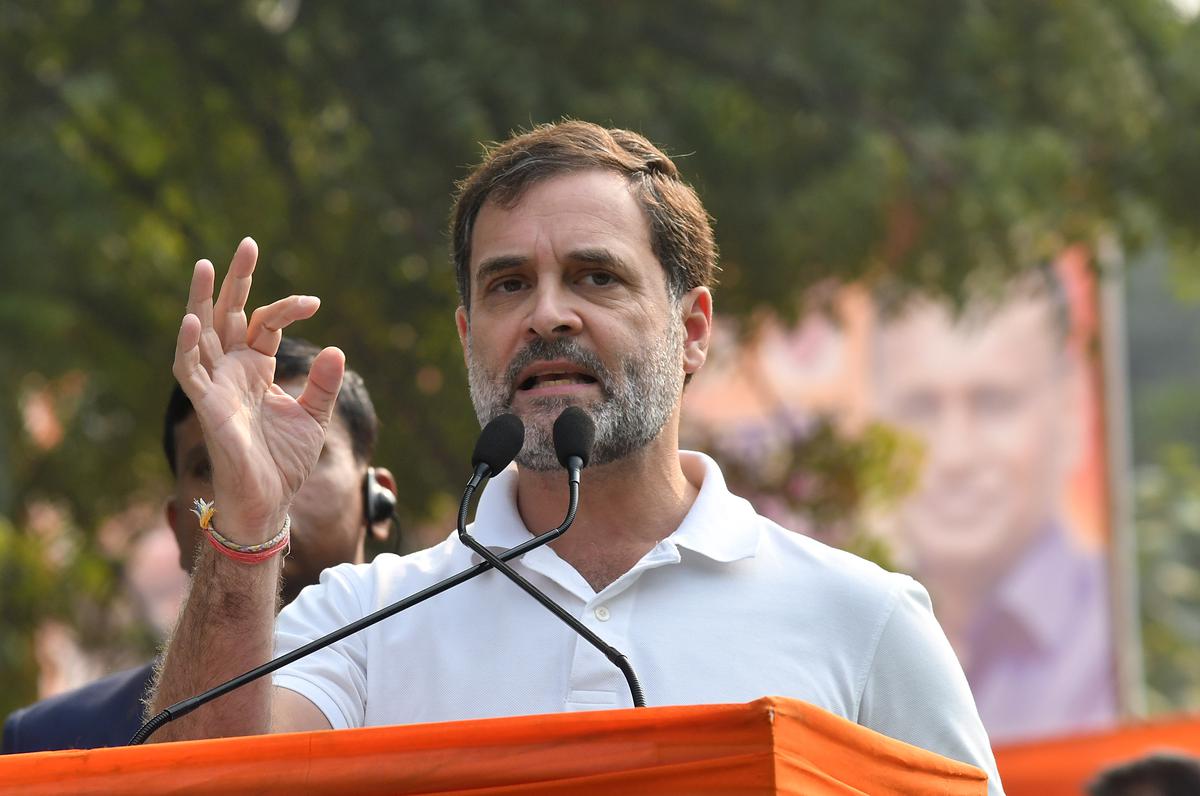 Economy growing but wealth not getting distributed, says Rahul Gandhi - The  Hindu