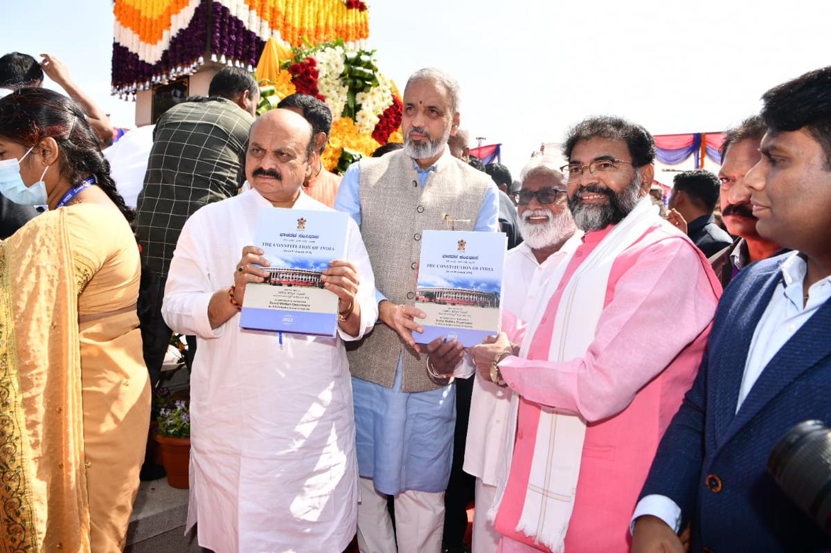 Copies of Constitution to be distributed among Gram Panchayats: CM Bommai