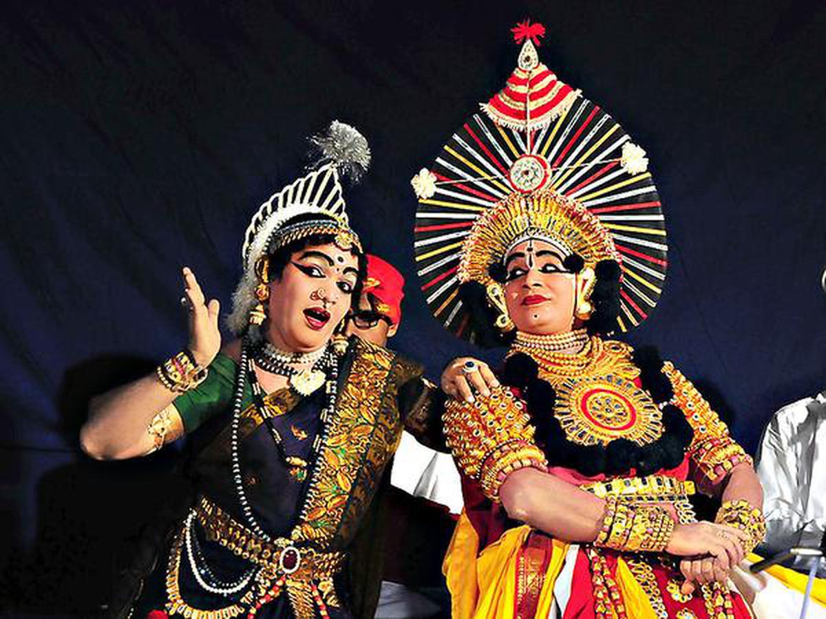 Yakshagana in a tent, a perennial delight - The Hindu