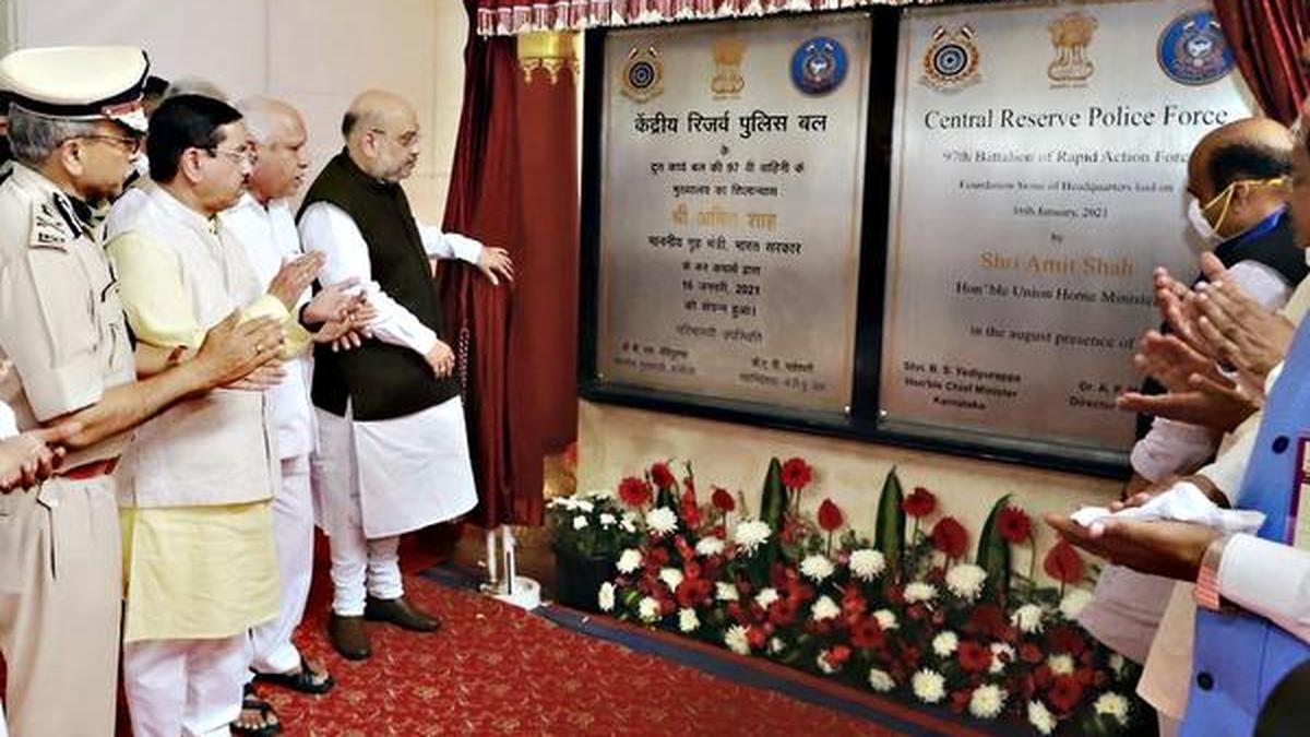 Absence of Kannada plaque at Amit Shah’s event sparks off row The Hindu