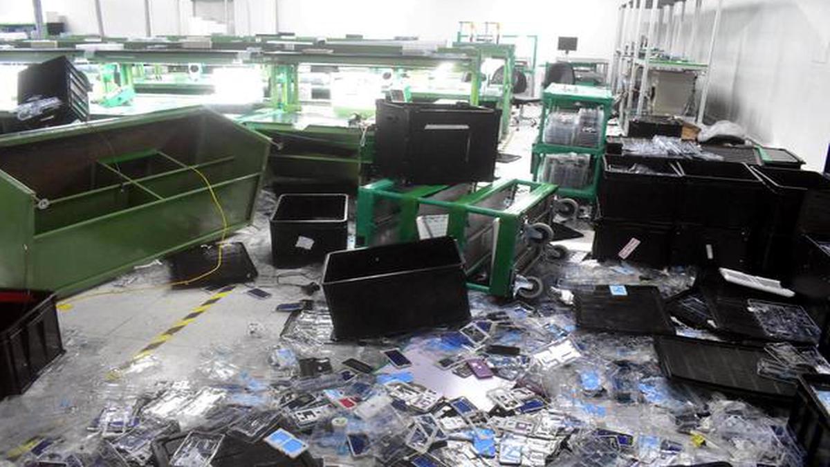 Workers at Wistron’s iPhone factory near Bengaluru go on a rampage