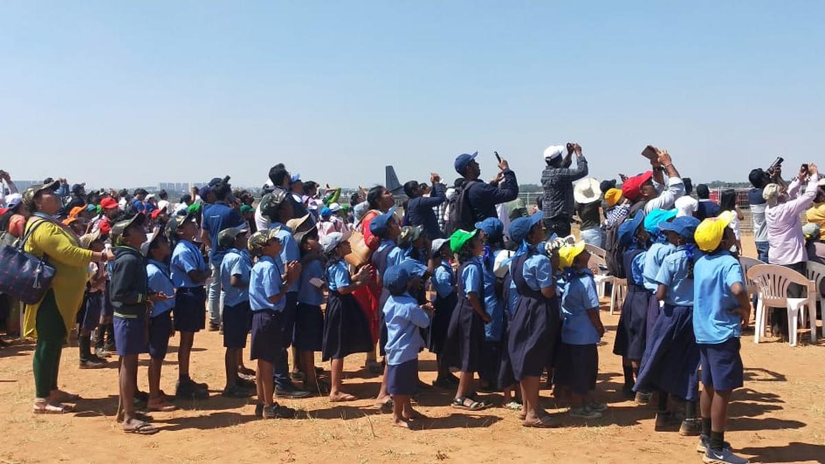2,500 children from underprivileged communities witness Aero India show in Bengaluru