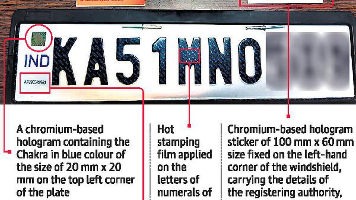 New vehicles are finally getting highsecurity registration plates The Hindu