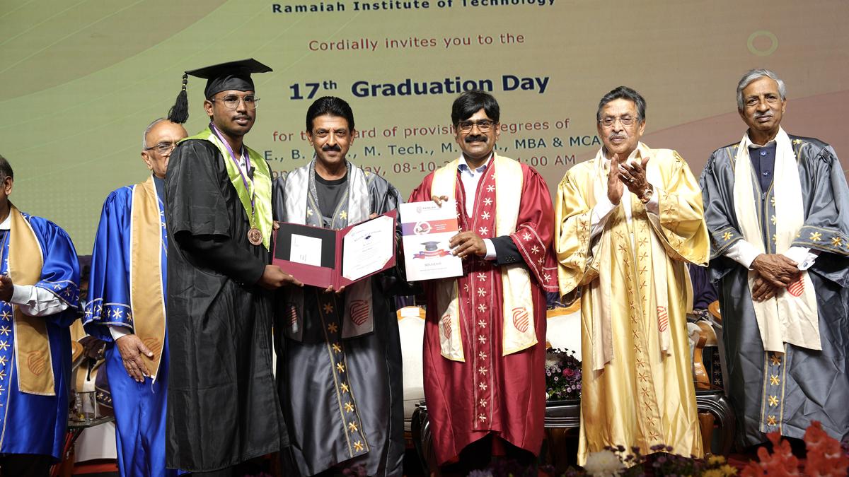 1,278 students graduate at convocation of Ramaiah Institute of Technology