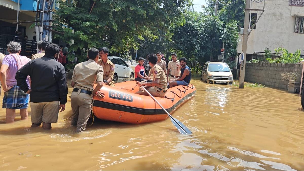 Bengaluru rains: Kendriya Vihar at Yelahanka flooded twice in two weeks, Doddabommasandra lake overflows