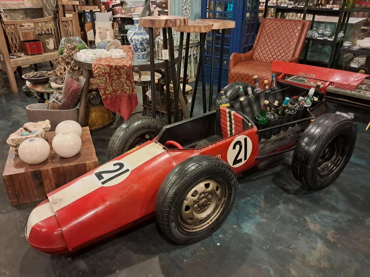 A moto- themed bar unit at Cape Kamoryn,  Chennai