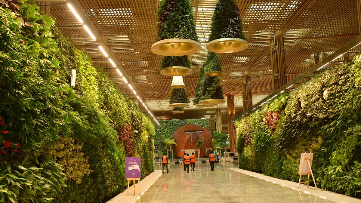 Video | KIA T2 is the garden terminal of Bengaluru airport