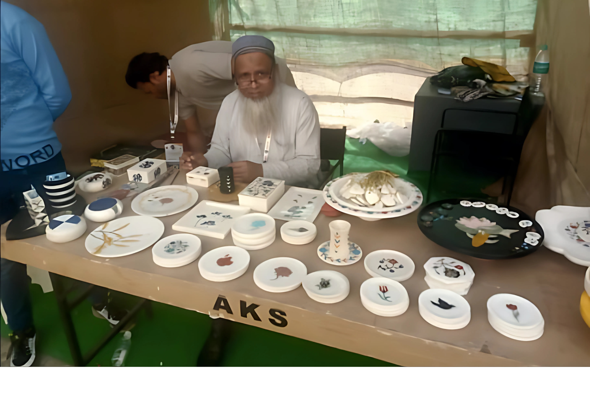 Sculptor from across India showcasing their range of stone, granite and marble ware and idols at Shilpagram at a previous edition of STONA exhibition. Sculptor from across India showcasing their range of stone, granite and marble ware and idols at Shilpagram at a previous edition of STONA exhibition.