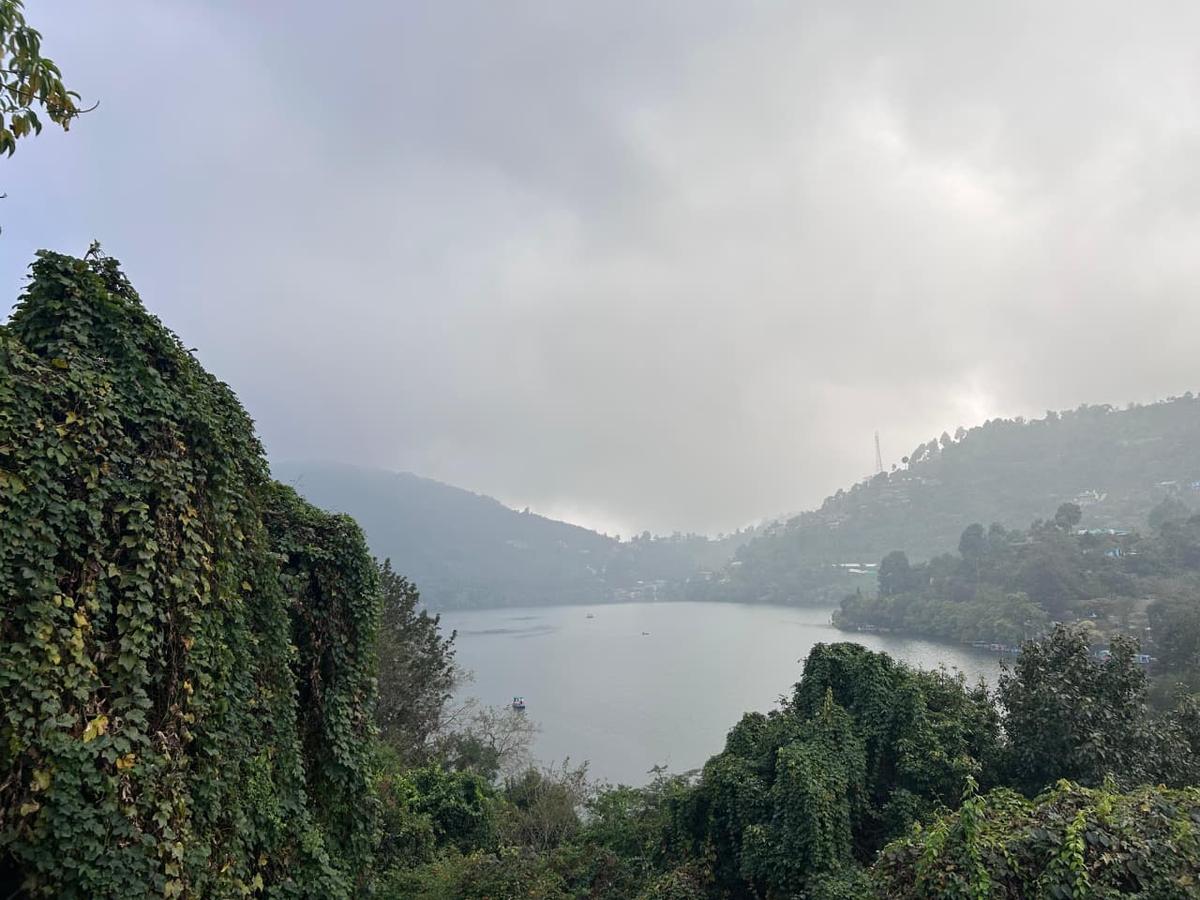 A view of the Naukuchiatal lake A view of the Naukuchiatal lake