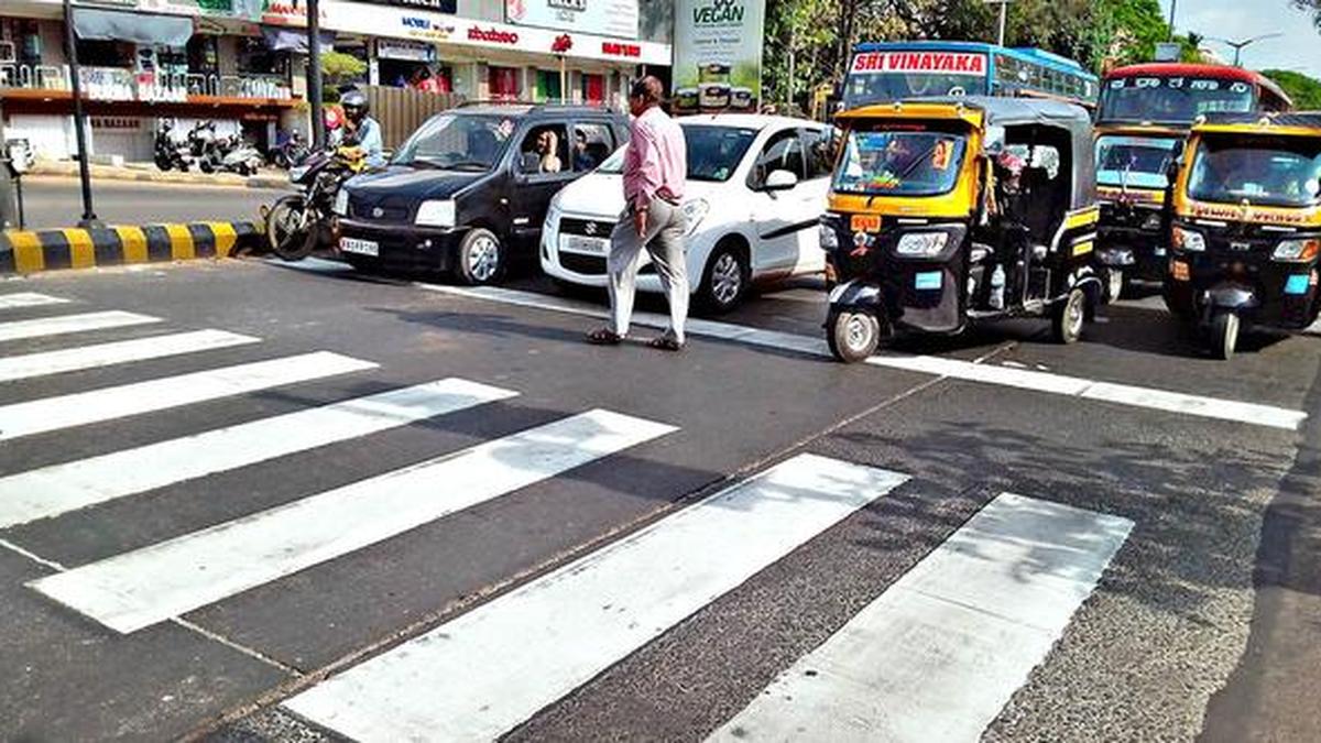 Drivers stopping on zebra crossings to be fined The Hindu