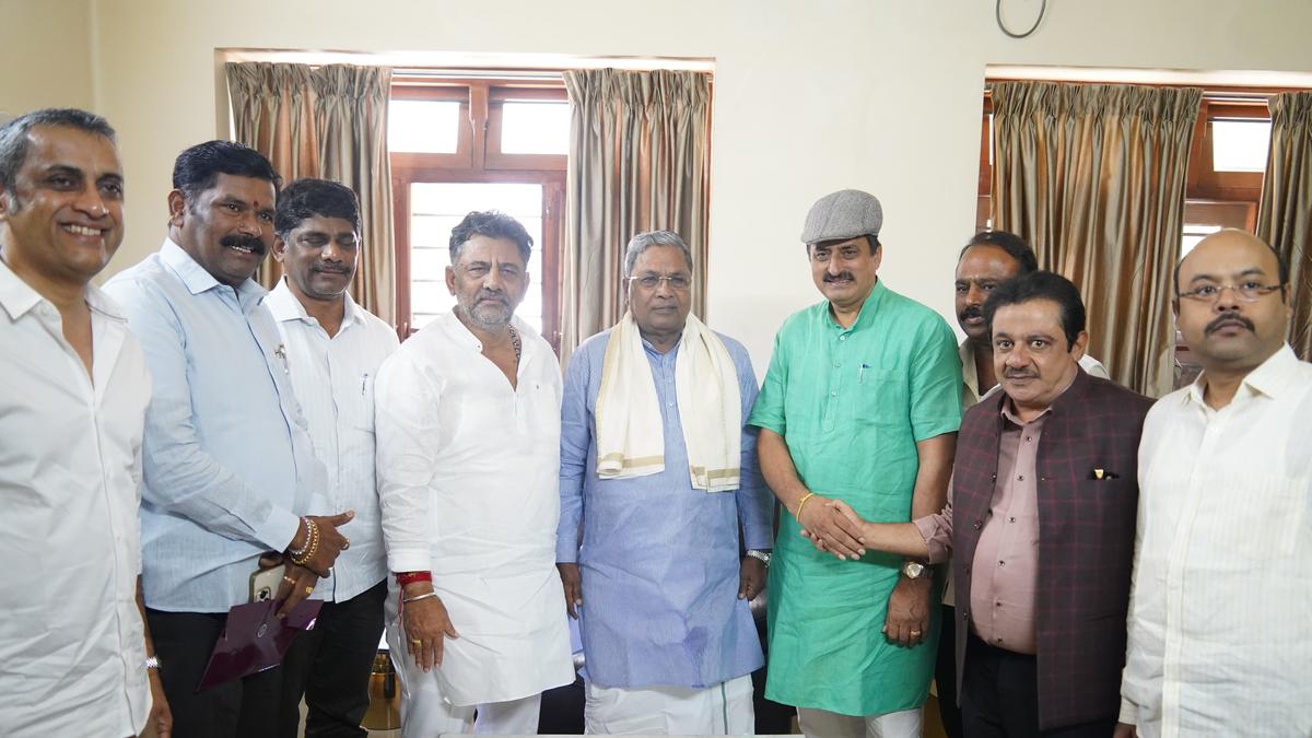 5-time MLA C. P. Yogeshwar calls on Karnataka CM and Deputy CM, all set to contest Channapatna bypoll as Congress candidate