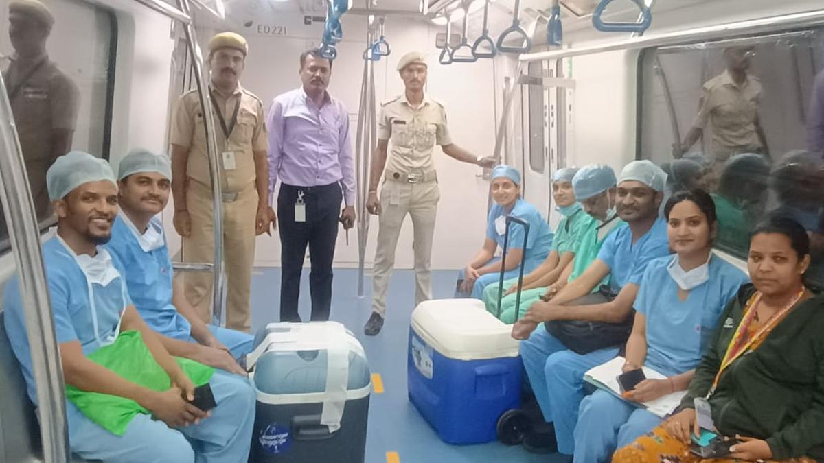 Bengaluru metro facilitates organ transport for transplant