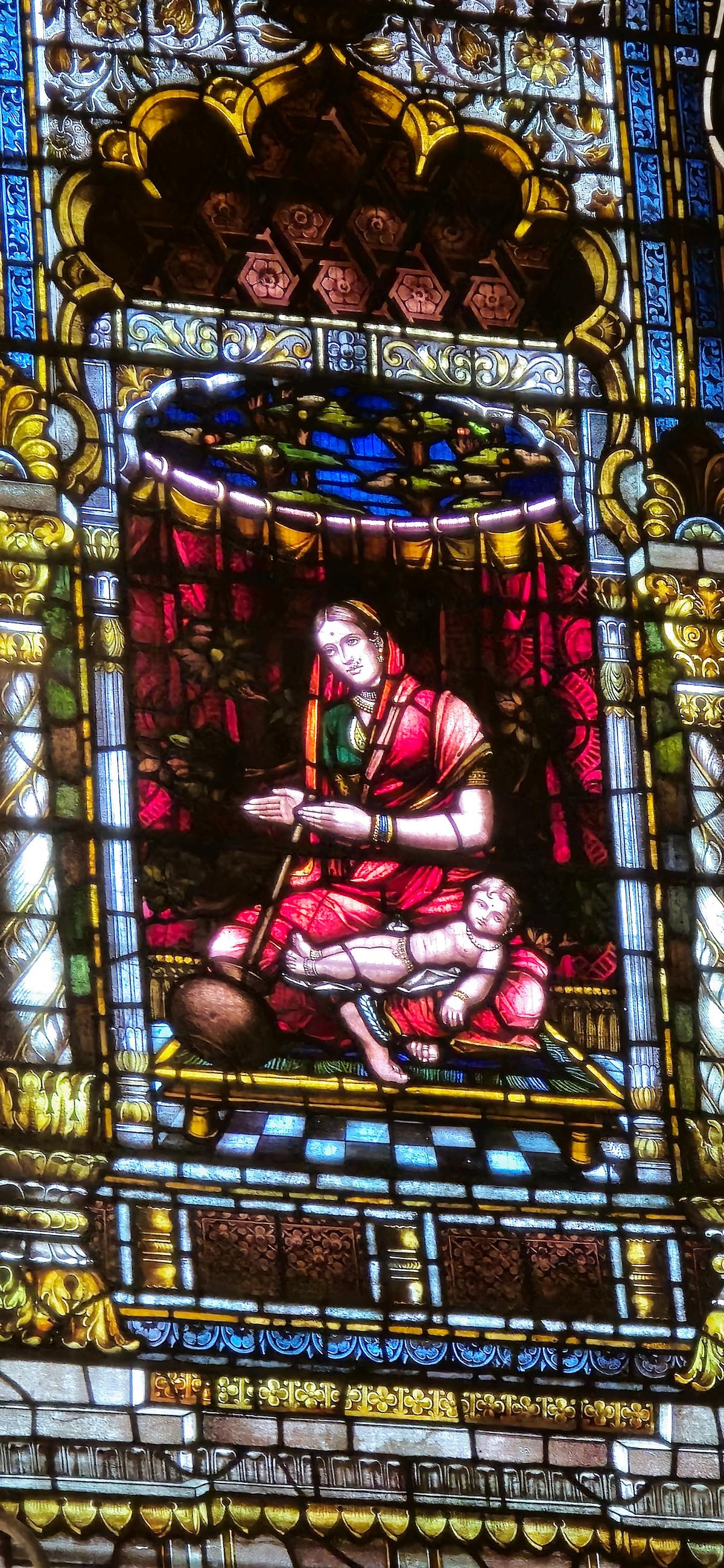 Manteiga batedora Yashoda, Palácio Laxmi Vilas, Baroda