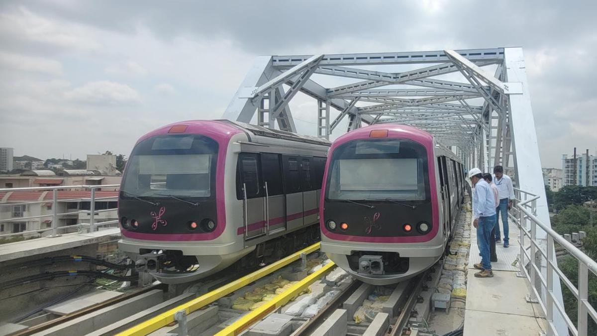 Bengaluru Metro conducts load testing on Open Web Girder with sandbags to simulate full passenger capacity