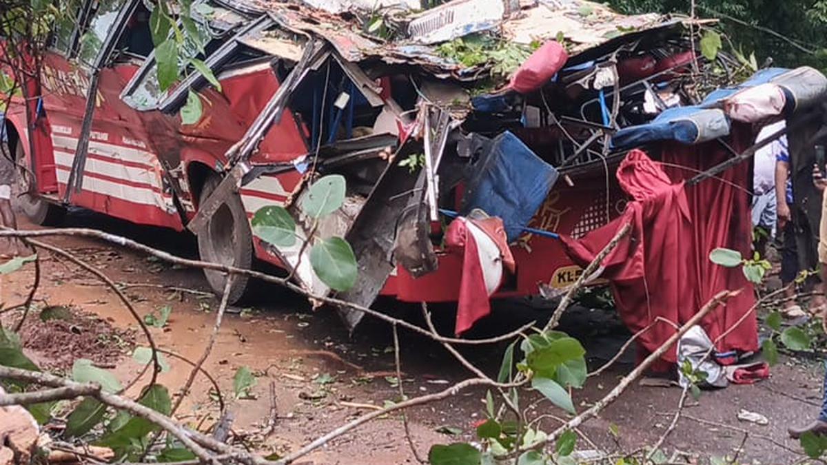 20 hurt as tree falls on running bus in Malappuram