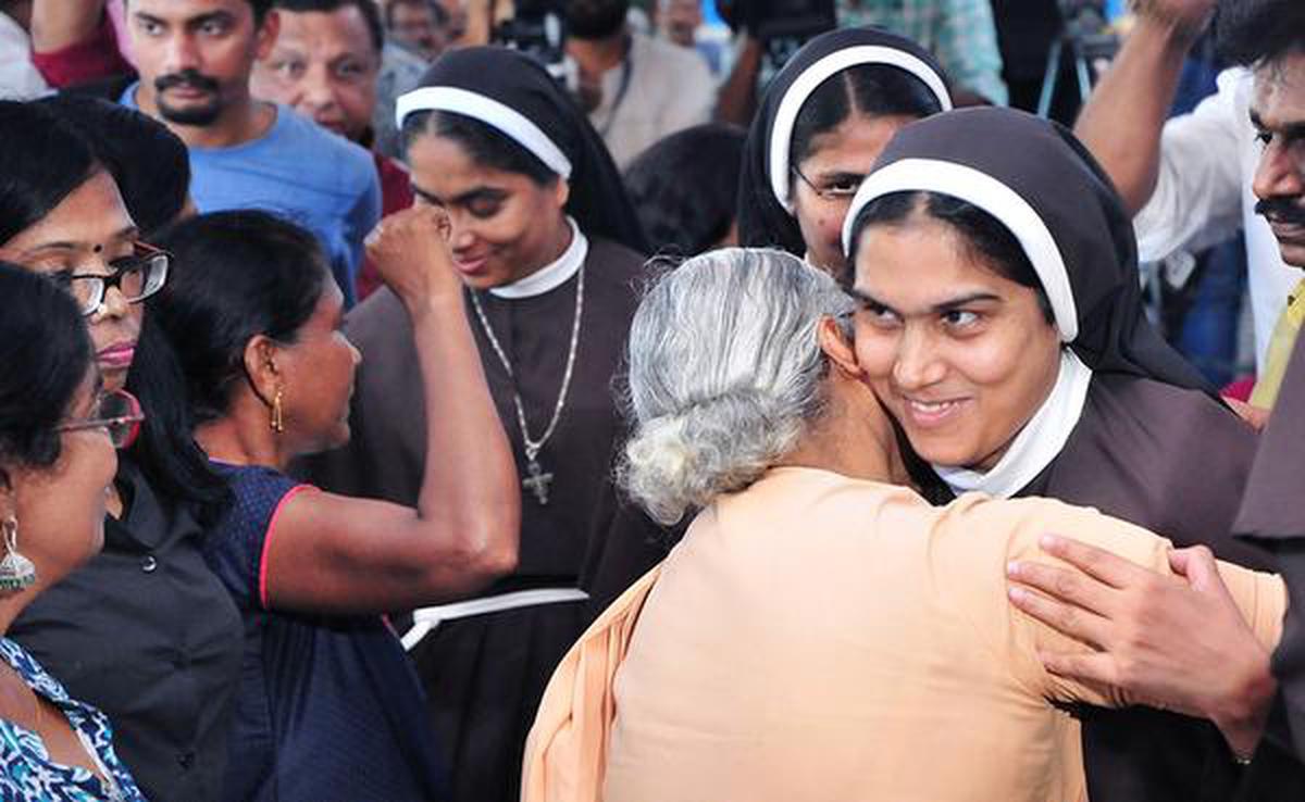 God and public mediated for us, say nuns - The Hindu