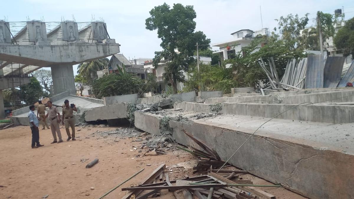 Concrete girders of under-construction bridge collapse in Kerala’s Alappuzha