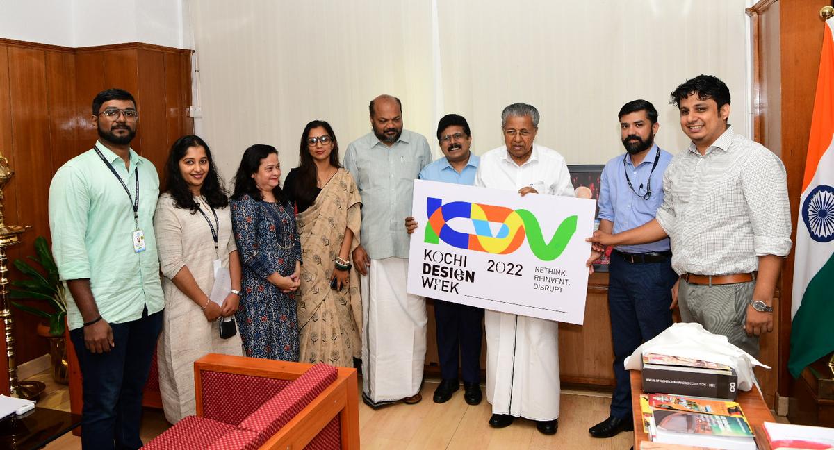 CM unveils logo of Kochi Design Week