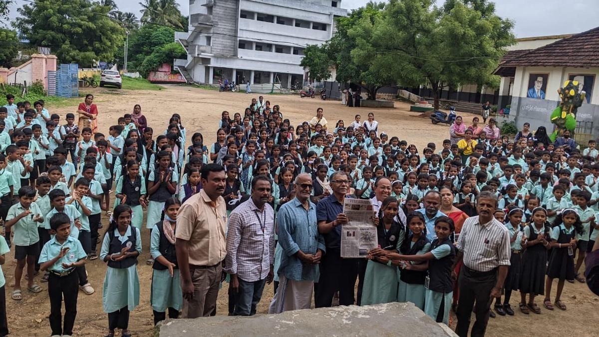 The Hindu In School at Thattamangalam GUPS