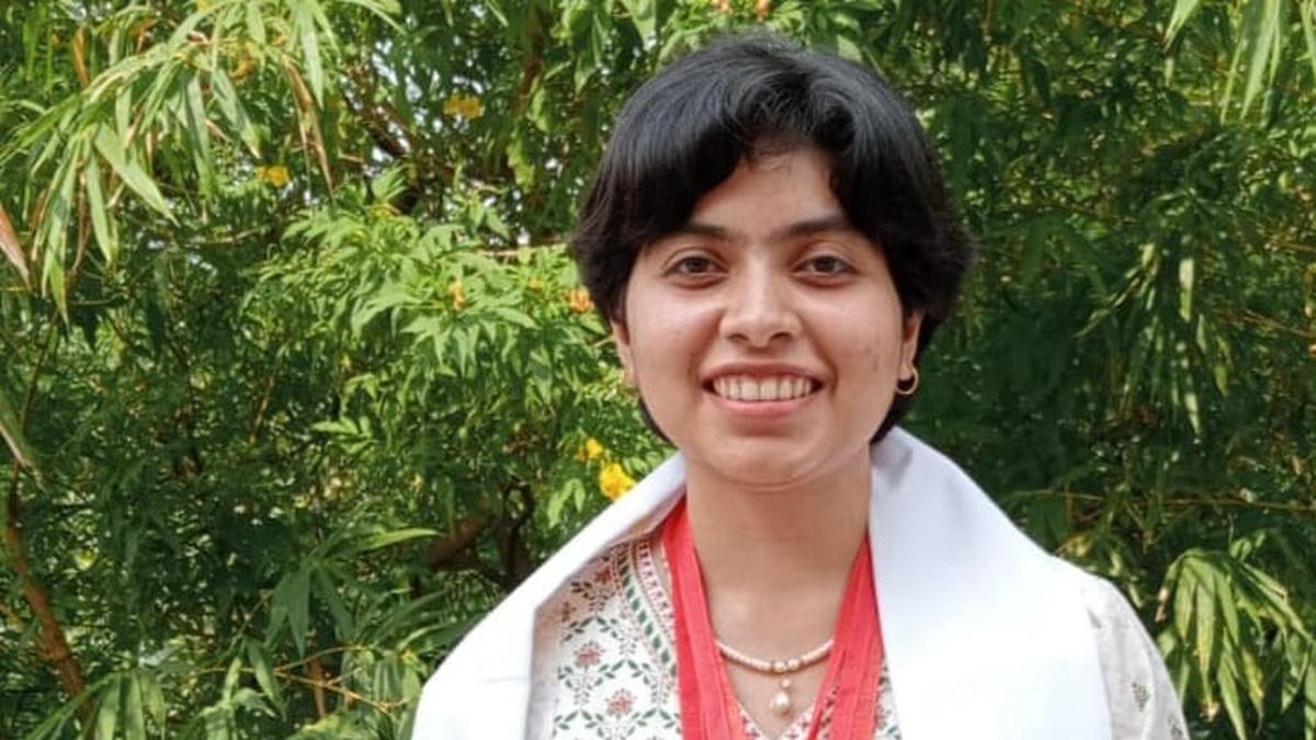 Afnan tops in Hyderabad Central University MA English