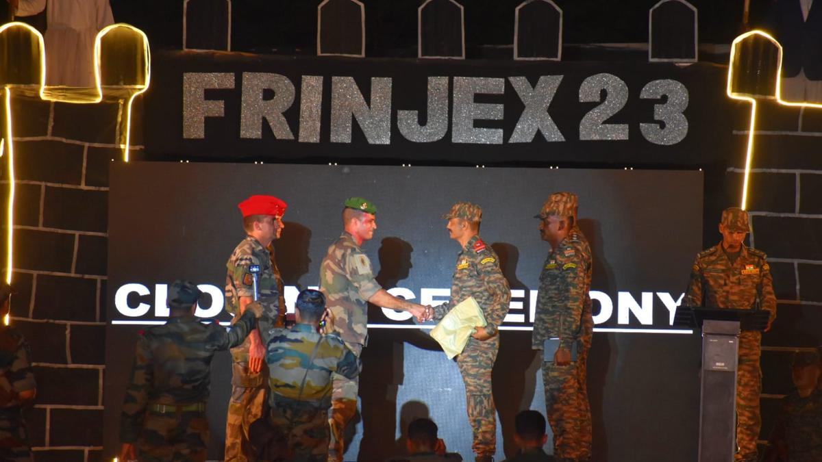 FRINJEX-23 joint military exercise concludes in Thiruvananthapuram