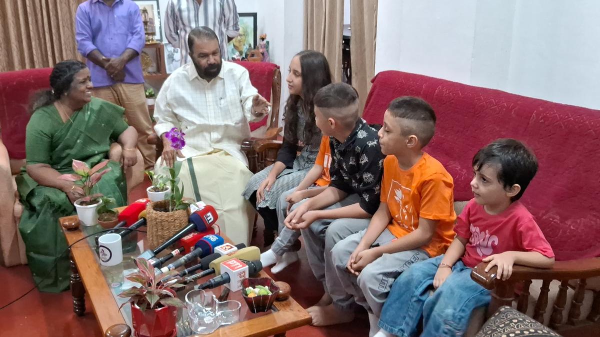 When Afghan children spoke in Malayalam to Kerala’s General Education Minister V. Sivankutty