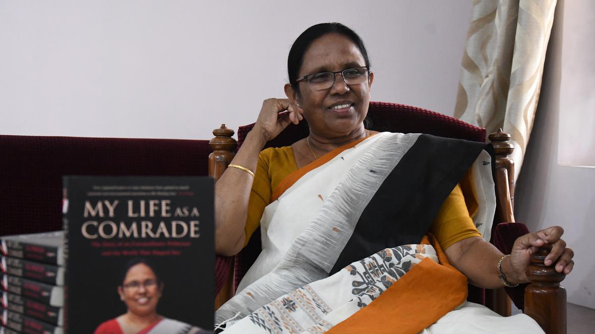 Former Kerala Health Minister K. K. Shailaja launches her memoirs