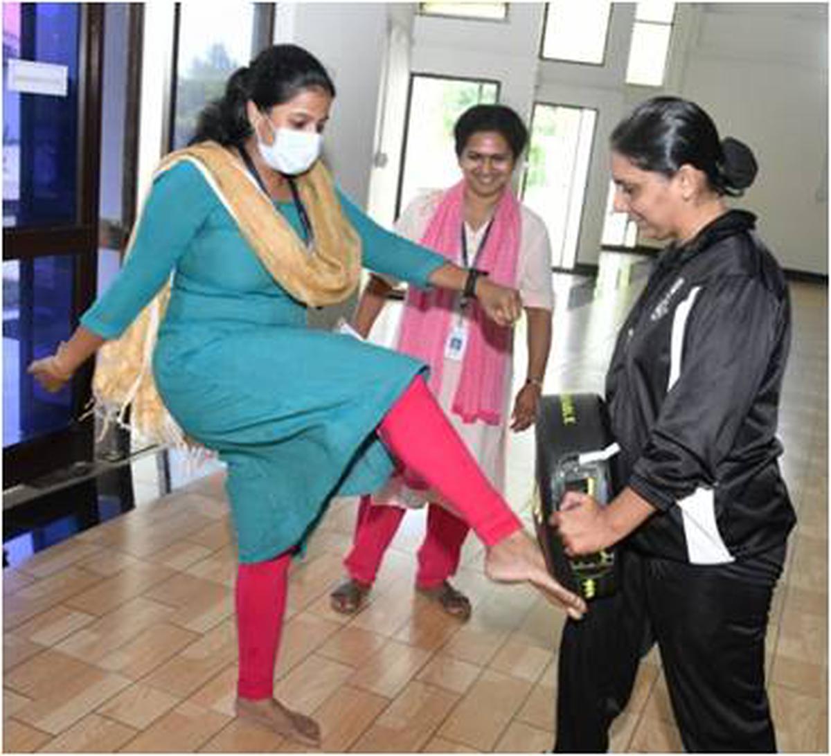 VSSC women employees get training in Krav Maga