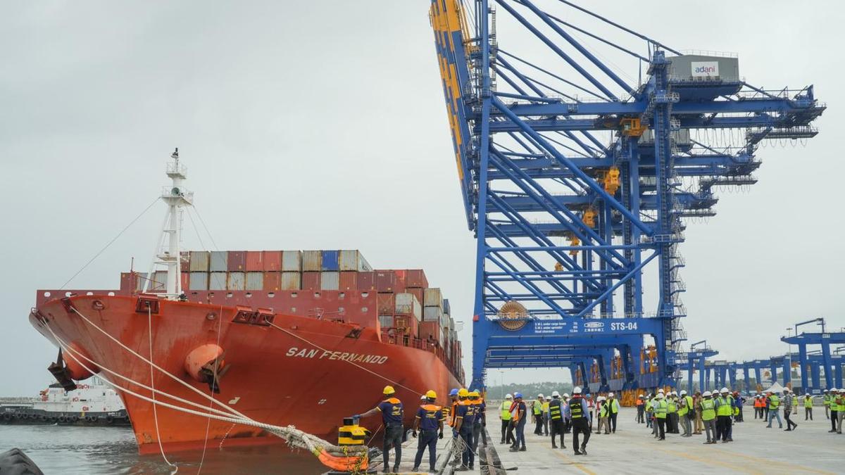 First mothership San Fernando calls at Vizhinjam international seaport in Kerala