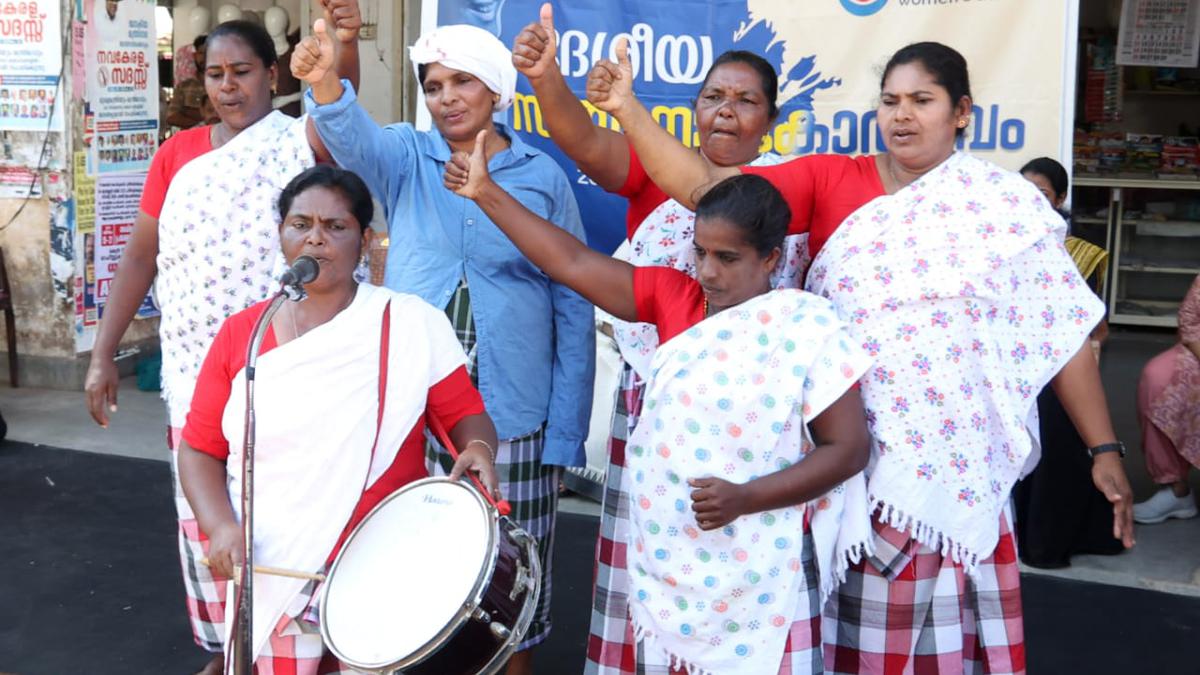 A theatre group of fisher women from Valiyathura tells their own tales of survival