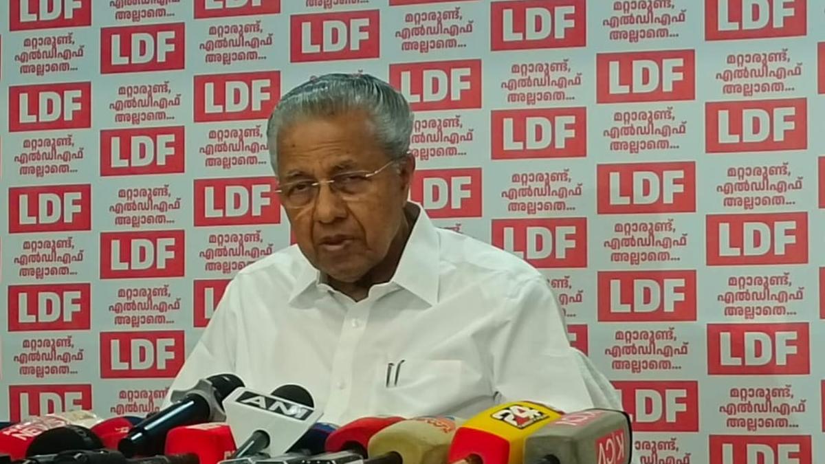 Kerala polls: Pinarayi Vijayan slams Rahul Gandhi, Congress for ‘aiding BJP to come to power in various States’