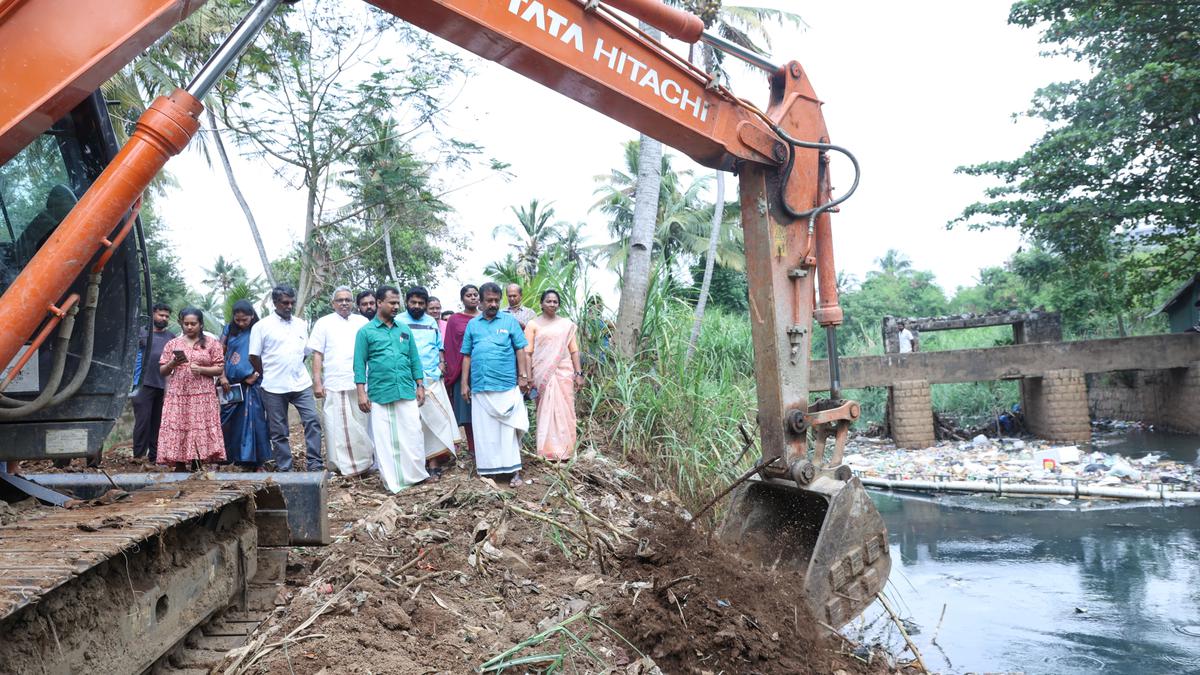 Renovation of Pattom canal begins in Thiruvananthapuram - The Hindu