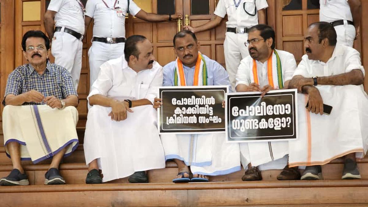 Kerala Assembly: UDF legislators enter second day of sit-in protest in House