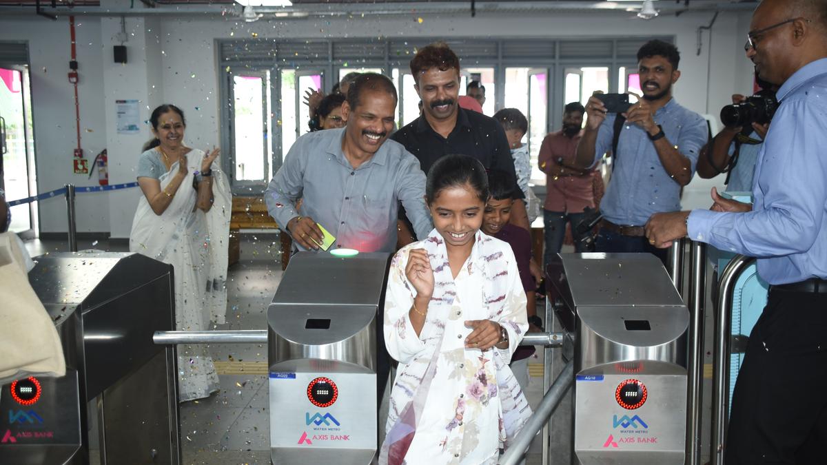 Kochi Water Metro hits milestone of 10 lakh passengers in less than six months since launch