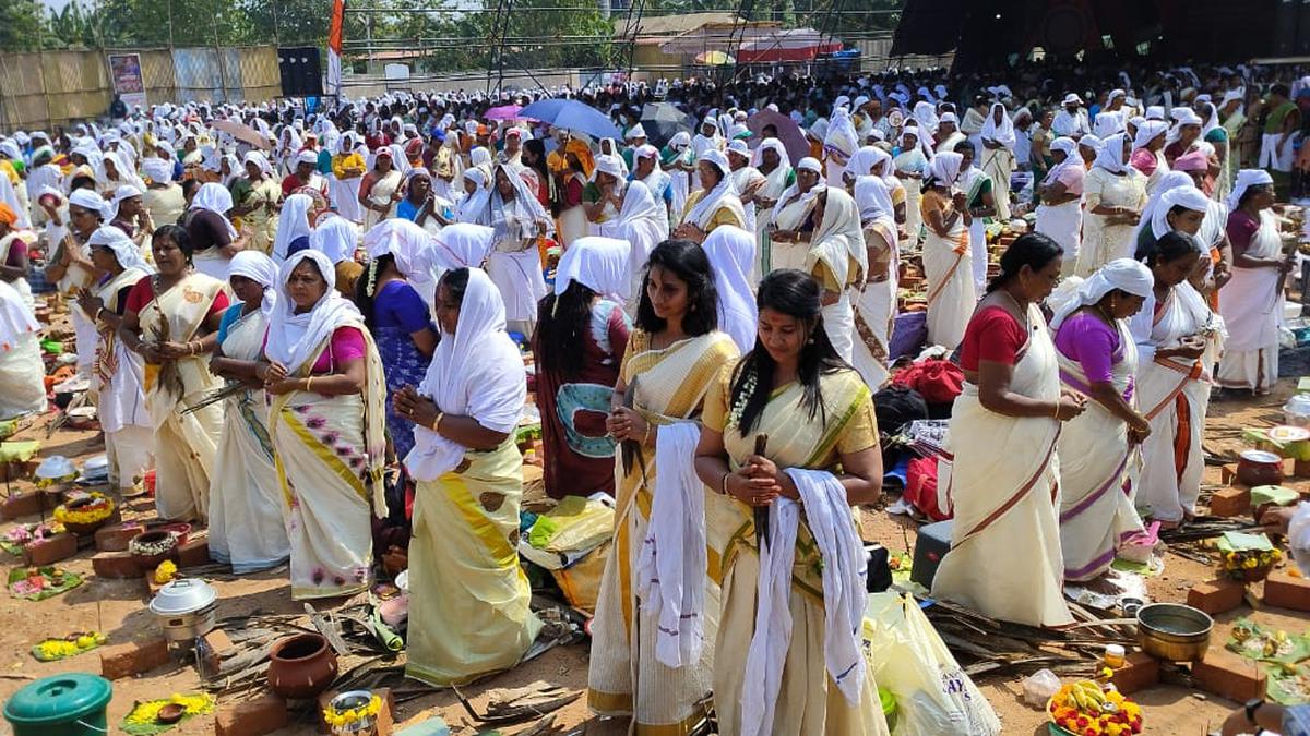 Attukal Pongala, one of world’s largest gatherings of women, commences in Thiruvananthapuram