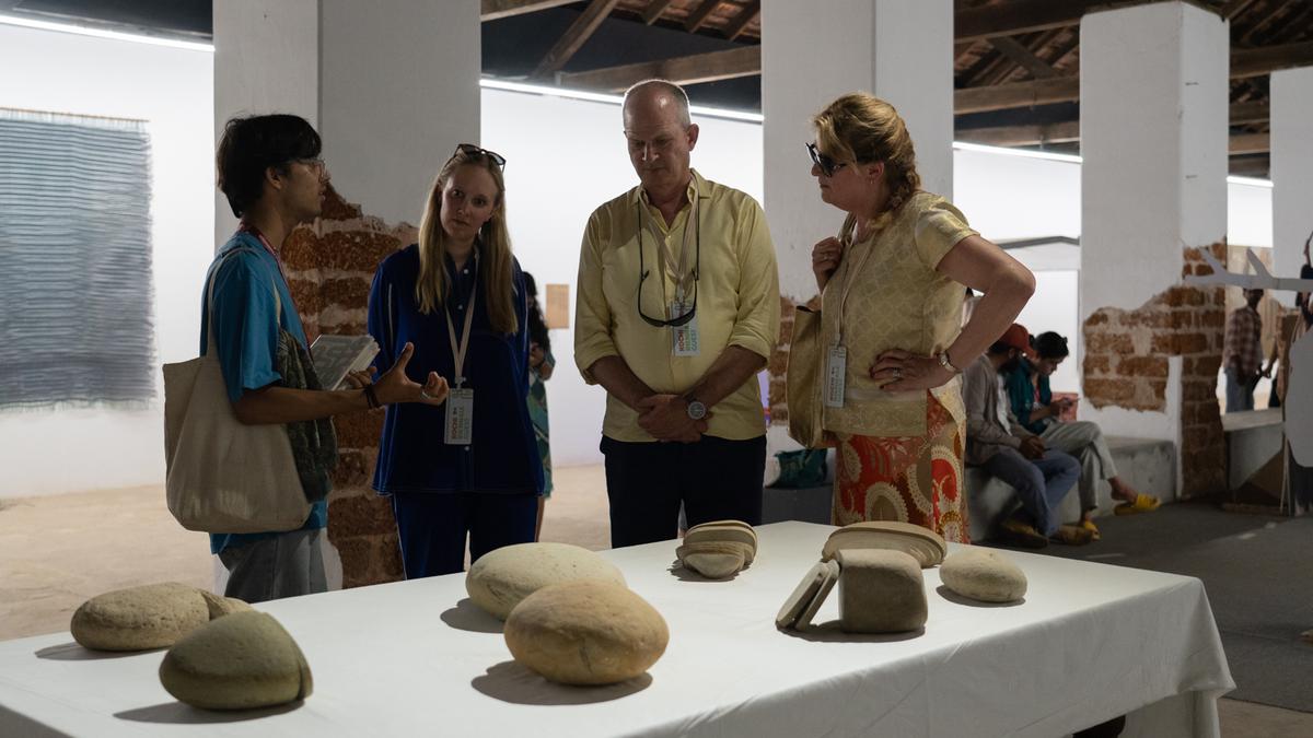 Norwegian ambassador visits Kochi-Muziris Biennale