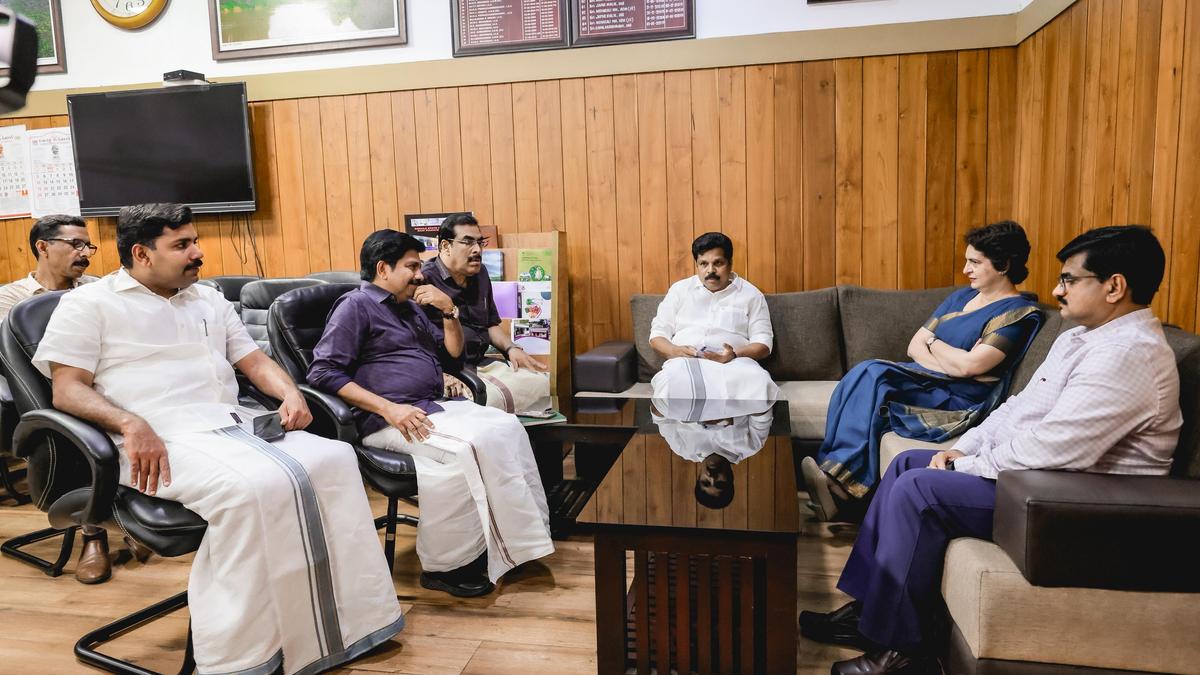 Priyanka reviews progress of projects in Malappuram
