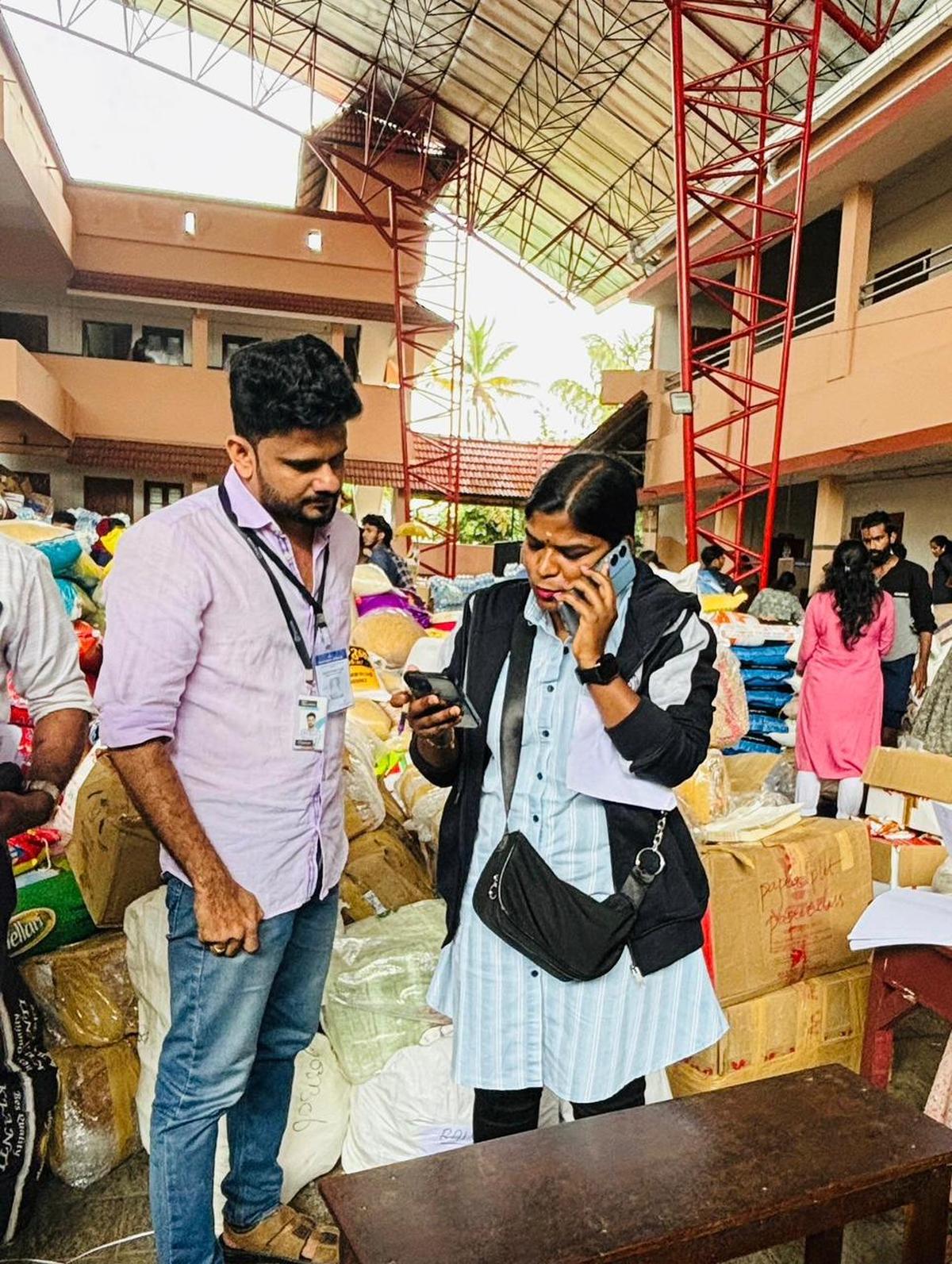 Technological inventory management in progress at Wayanad District Collectorate.