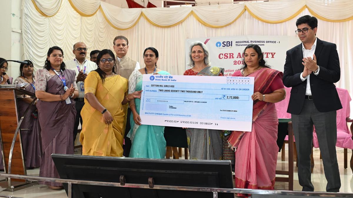 SBI extends helping hand to school, PHC